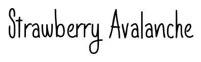 Strawberry Avalanche font
